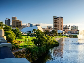 The city of Adelaide.