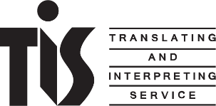 TIS logo – Translating and interpreting services.